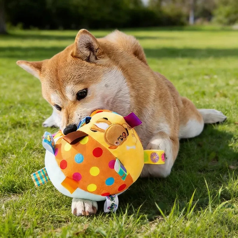 Interactive Plush Ball Toy for Dogs