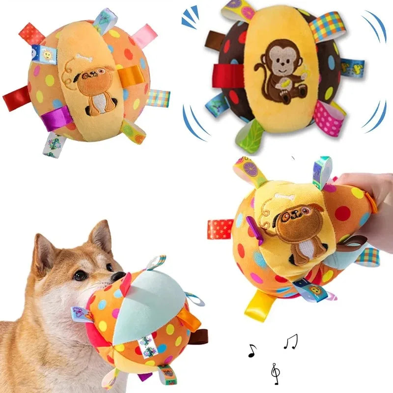 Interactive Plush Ball Toy for Dogs