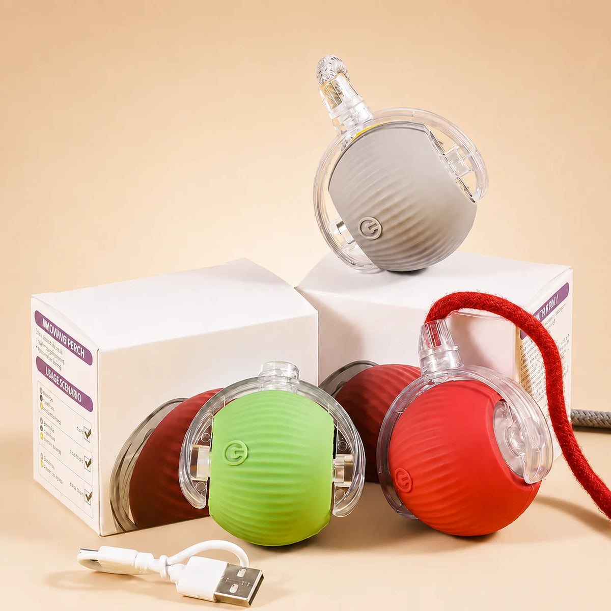 Smart Interactive Rolling Ball for Dogs